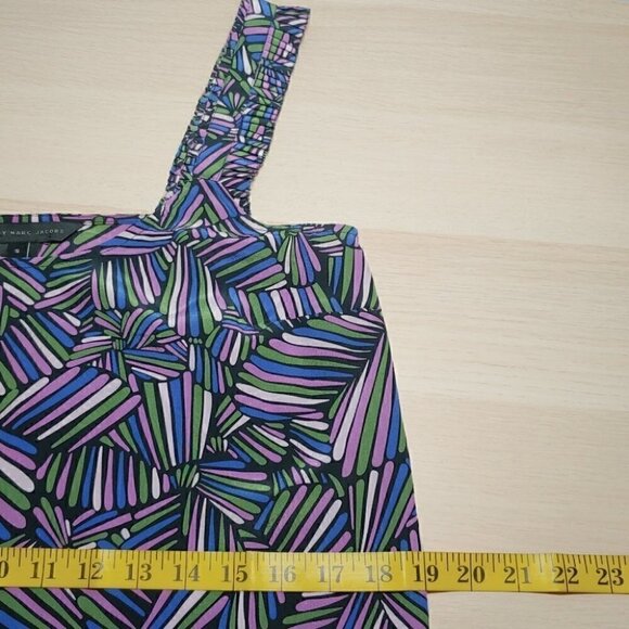 MARC BY MARC JACOBS 100% silk pleated straps camisole - Picture 8 of 11